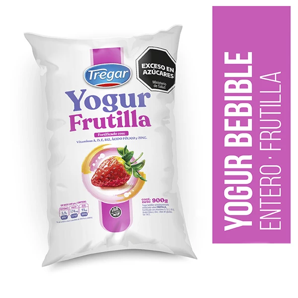 TREGAR YOGUR BEB.FRUT.SACH.X 900G