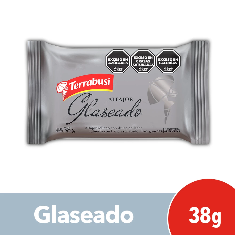 TERRABUSI ALFAJOR GLACEADO X38G