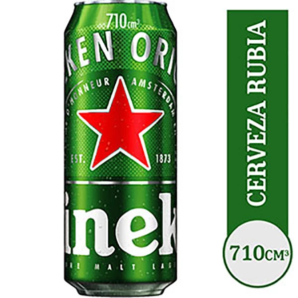 HEINEKEN CERVEZA LATA 710CC