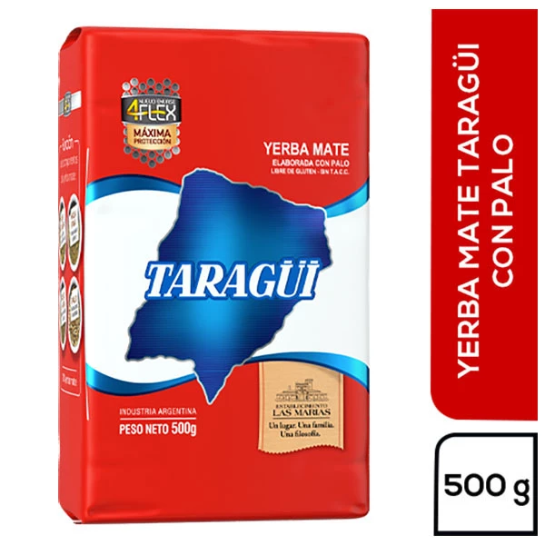 TARAGUI 4FLEX YERBA MATE C/P 500G